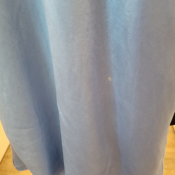 Victoria's Secret Gold Lable Vintage 100% Silk Robe Blue One Size - Picture 5 of 6